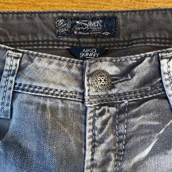 Silver Aiko skinny grey jeans - Picture 3 of 9